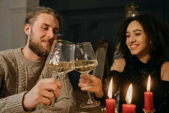 Foto de Marina e Lucas